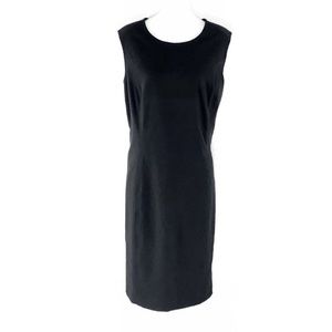Calvin Klein black sleeveless sheath dress